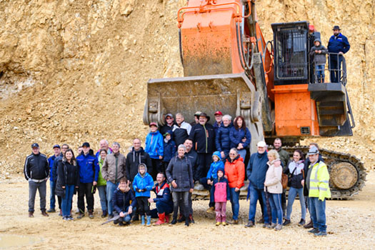 Betriebsbesichtigung bei Steinwerke Kraft